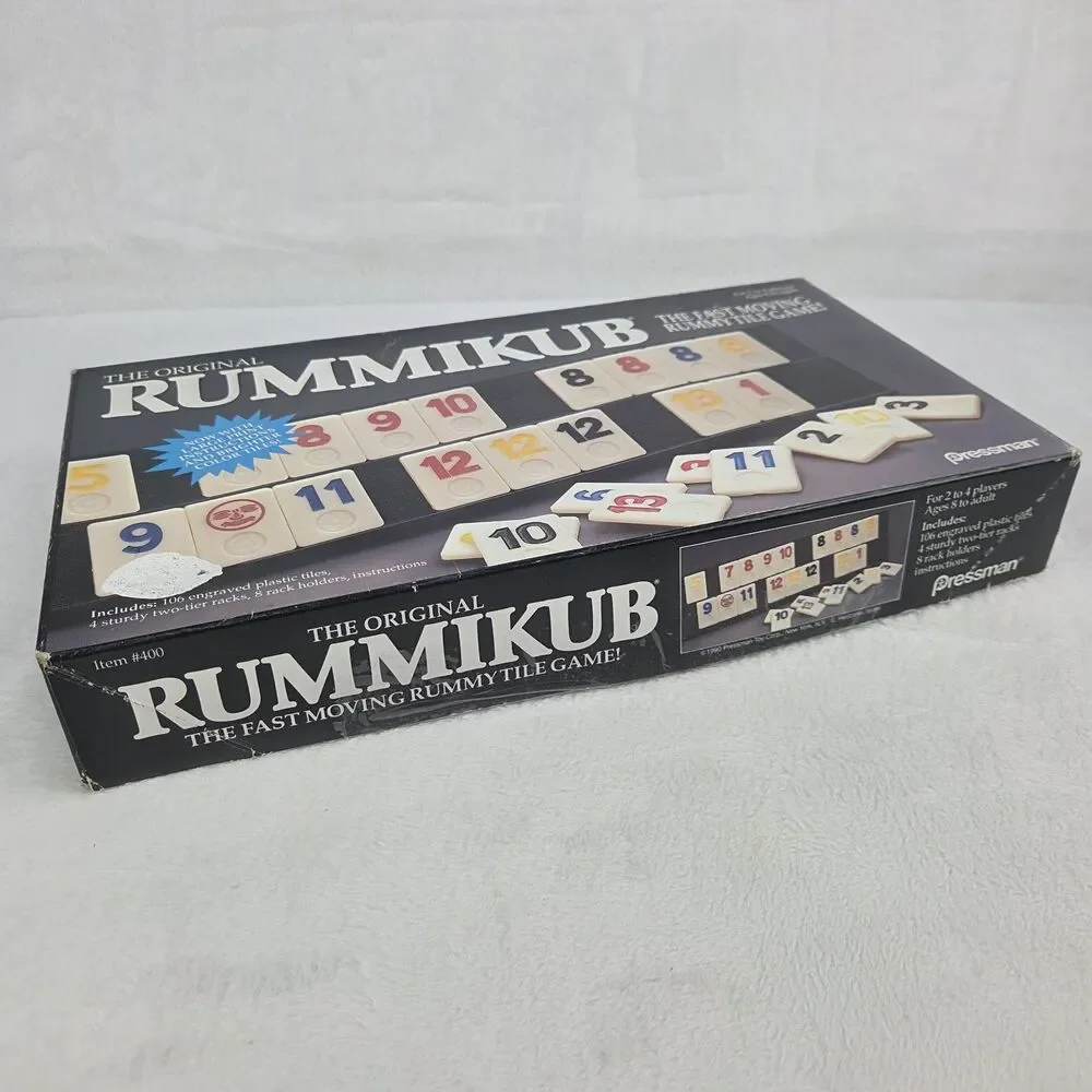 Vintage 1990 Rummikub Tile Game COMPLETE W/ Instructions Pressman Fast Shipping! - Picture 10 of 10